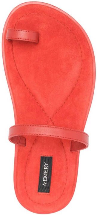 A.EMERY Turi leather sandals Red