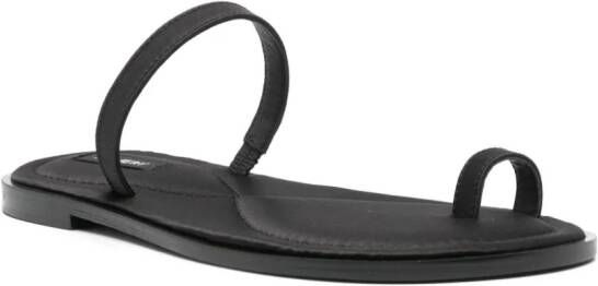 A.EMERY Turi satin sandals Black