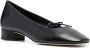 Aeyde 25mm bow-detailing leather pumps Black - Thumbnail 2