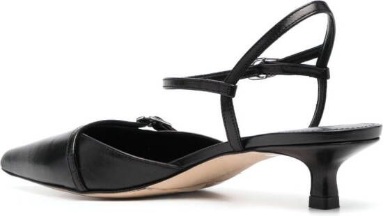 Aeyde 50mm leather pumps Black