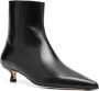 Aeyde 50mm pointed-toe ankle boots Black - Thumbnail 2
