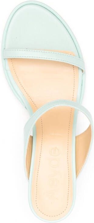 Aeyde 70mm leather sandals Blue