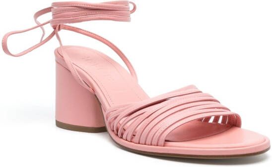 Aeyde 75mm open-toe sandals Pink