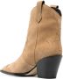 Aeyde 75mm suede western boots Brown - Thumbnail 3