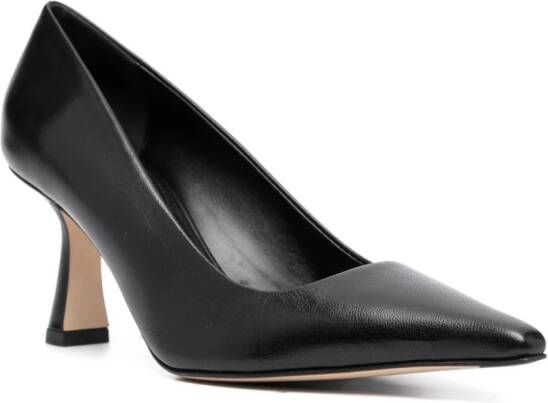 Aeyde 80mm pointed-toe leather pumps Black