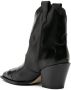 Aeyde 86mm pointed-toe leather boots Black - Thumbnail 3