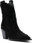 Aeyde Albi 75mm suede boots Black - Thumbnail 2