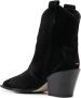 Aeyde Albi 75mm suede boots Black - Thumbnail 3