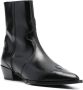 Aeyde Alby 30mm pointed-toe leather boots Black - Thumbnail 2