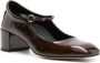 Aeyde Aline 45mm leather pumps Brown - Thumbnail 2