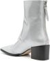 Aeyde Amina patent leather ankle boots Grey - Thumbnail 3