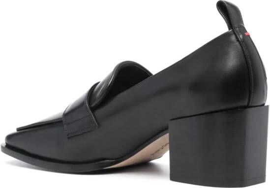 Aeyde Anka 55mm leather loafers Black