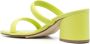 Aeyde Barbara leather mules Green - Thumbnail 3