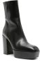 Aeyde Berlin 110mm leather ankle boot Black - Thumbnail 2