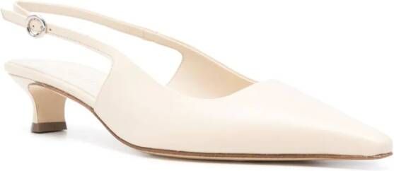 Aeyde Catrina 55mm leather pumps Neutrals