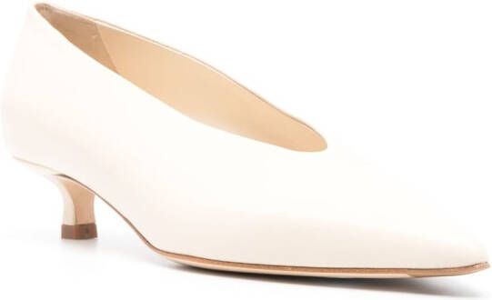 Aeyde Clara kitten-heel pumps Neutrals