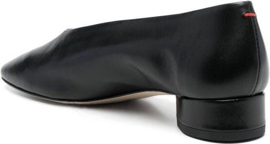 Aeyde Delia 25mm leather pumps Black
