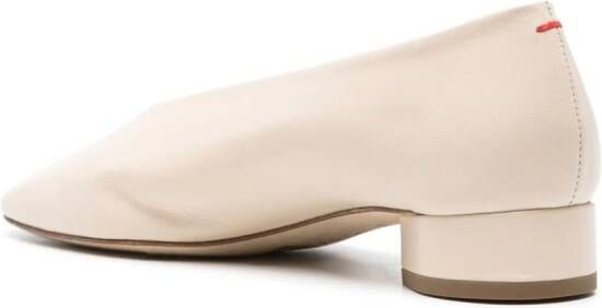 Aeyde Delia 25mm leather pumps Neutrals