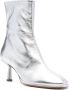 Aeyde Dorothy 60mm metallic-finish boots Silver - Thumbnail 2