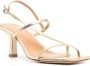 Aeyde Elise 65mm leather sandals Gold - Thumbnail 2