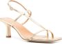 Aeyde Elise 75mm leather sandals Gold - Thumbnail 2