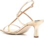 Aeyde Elise 75mm leather sandals Gold - Thumbnail 3