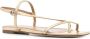 Aeyde Ella leather sandals Gold - Thumbnail 2