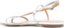 Aeyde Ella leather sandals Silver - Thumbnail 3