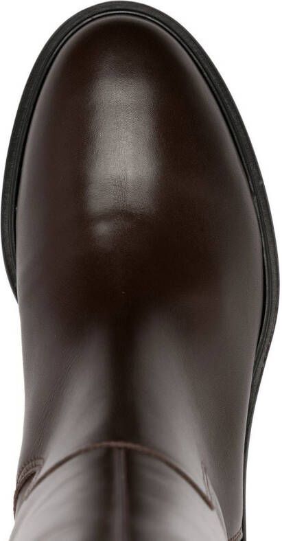 Aeyde Henry 45mm knee-length boots Brown