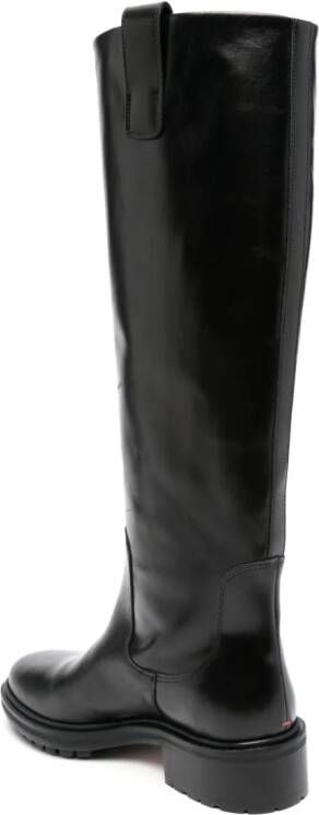 Aeyde Henry leather boots Black