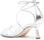 Aeyde Luella 65mm metallic sandals Silver - Thumbnail 3