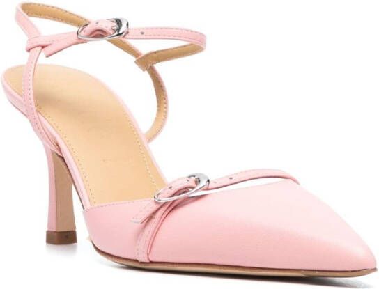 Aeyde Marianna 80mm pointed-toe pumps Pink