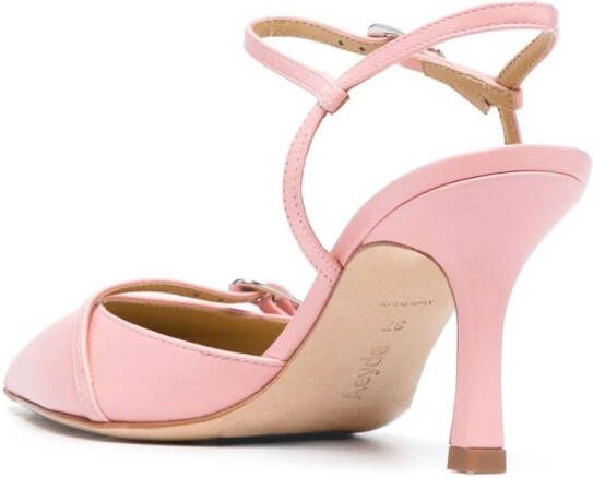 Aeyde Marianna 80mm pointed-toe pumps Pink