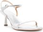 Aeyde Mikita 65mm sandals Silver - Thumbnail 2