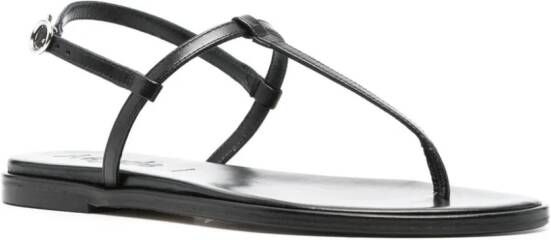 Aeyde Nala leather sandals Black