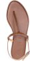 Aeyde Nala leather sandals Brown - Thumbnail 4
