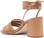 Aeyde Natania leather sandals Brown - Thumbnail 3
