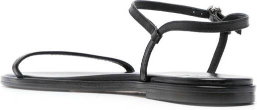 Aeyde Nettie leather sandals Black