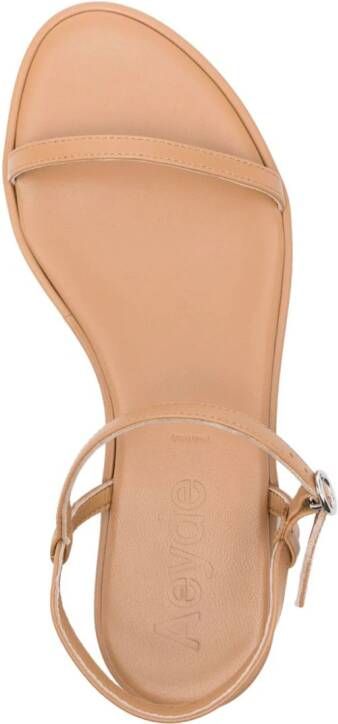 Aeyde Nettie leather sandals Brown