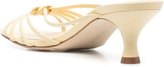 Aeyde Olga Galaxy slip-on sandals Neutrals