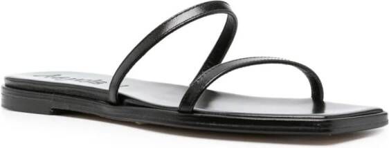 Aeyde open-toe leather sandals Black
