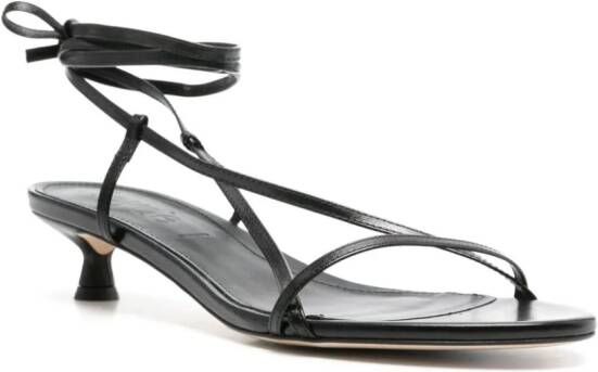 Aeyde Paige 45mm sandals Black