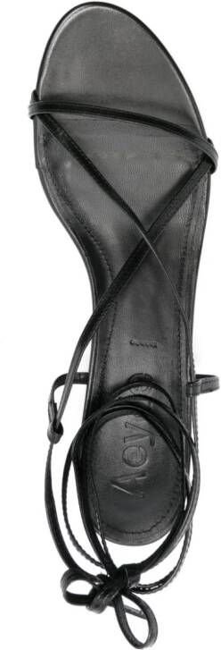 Aeyde Paige 45mm sandals Black
