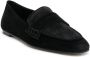 Aeyde penny-slot suede loafers Black - Thumbnail 2
