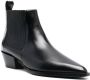 Aeyde pointed-toe leather ankle boots Black - Thumbnail 2
