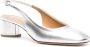 Aeyde Romy 55mm leather pumps Silver - Thumbnail 2