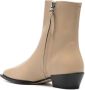 Aeyde Ruby leather ankle boots Neutrals - Thumbnail 3