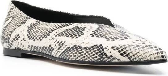 Aeyde Moa ballet flats Neutrals