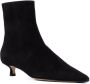 Aeyde suede pointed-toe boots Black - Thumbnail 2