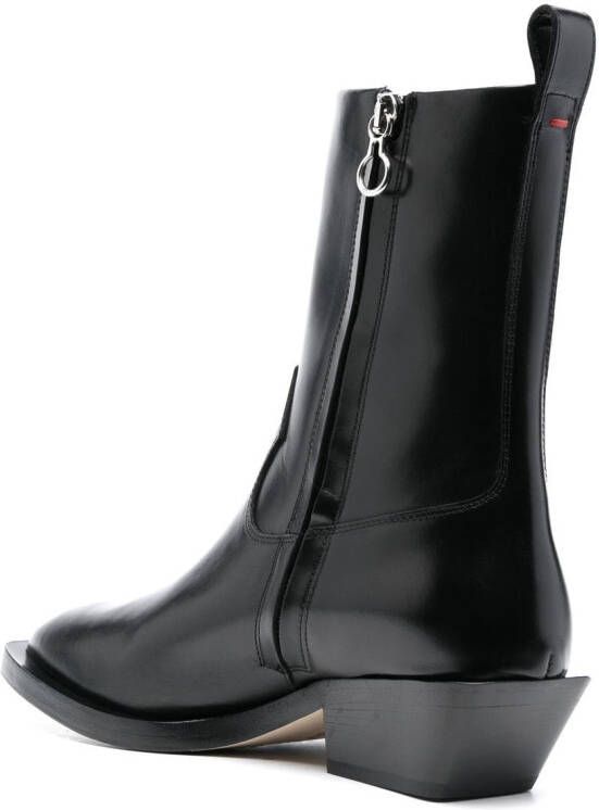 Aeyde tapered-heel ankle boots Black